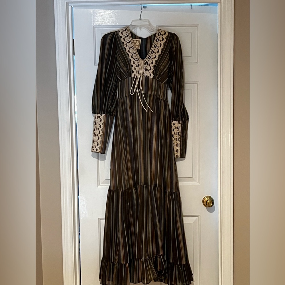 Gunne Sax 1970’s vintage authentic maxi dress - excellent condition